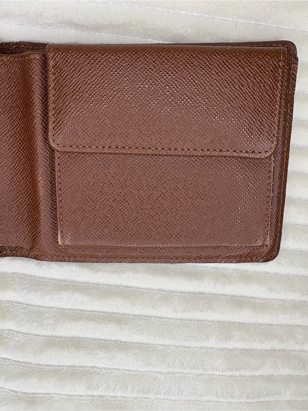 Authentic Louis Vuitton Monogram Bifold Wallet Brown Canvas Leather Coin Pocket - Picture 9 of 16